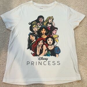 Disney Princess Collection Graphic T-Shirt. Size Small